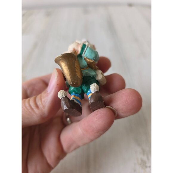 Vintage Santa saxophone band figurine Bell village Xmas decor - Picture 6 of 7